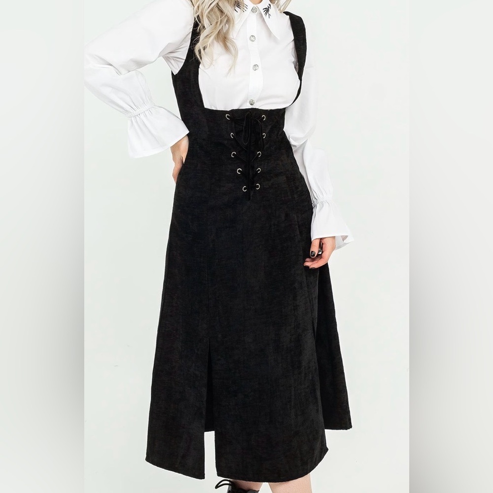 Elegant Black Midi Dress